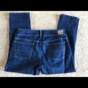American Eagle “Artist Crop Stretch” Jeans